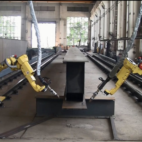 机器人焊接生产线